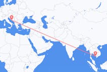 Flyreiser fra Phú Quốc, til Split