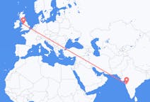 Flyreiser fra Pune, India til Liverpool, England