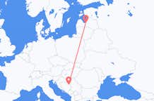 来自波斯尼亚和黑塞哥维那出发地 图兹拉目的地 拉脱维亚里加的航班