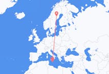Flights from Lycksele, Sweden to Valletta, Malta