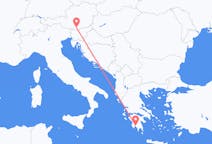 Flyrejser fra Klagenfurt, Østrig til Kalamata, Grækenland