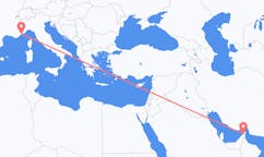 Flüge von Ra’s al-Chaima, die Vereinigten Arabischen Emirate nach Nizza, Frankreich