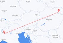 Flights from Košice in Slovakia to Milan in Italy