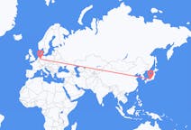Flyreiser fra Nagoya, Japan til Münster, Tyskland