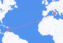 Flyrejser fra Aruba, Aruba til Palermo, Italien