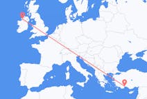 Flights from Donegal, Ireland to Antalya, Turkey