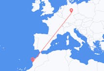 Fly fra Essaouira til Erfurt