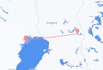 Voli da Kuusamo, Finlandia a Lulea, Svezia