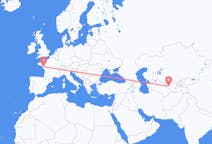 Flyrejser fra Bukhara, Usbekistan til Nantes, Frankrig