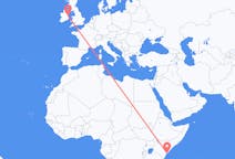 Flyg från Lamu, Kenya till Dublin, Irland