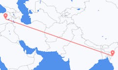 Flyrejser fra Kalay, Myanmar (Burma) til Mus, Tyrkiet