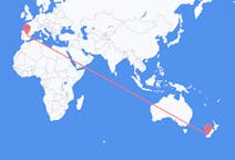 Flyrejser fra Queenstown, New Zealand til Madrid, Spanien