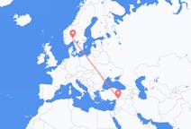 Flyrejser fra Gaziantep, Tyrkiet til Oslo, Norge