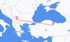 Flyreiser fra Skopje, Nord-Makedonia til Tokat, Tyrkia