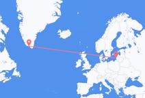 Flyg från Palanga, Litauen till Qaqortoq, Grönland