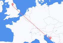 Flyreiser fra Leeds, England til Zadar, Kroatia