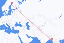 Flights from Kyaukpyu, Myanmar (Burma) to Kokkola, Finland