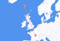Flyreiser fra Sørvágur, Færøyene til Clermont-Ferrand, Frankrike