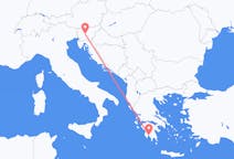 Flights from Ljubljana to Kalamata