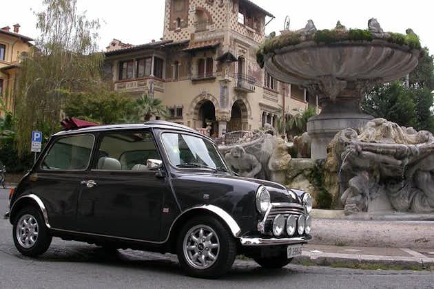 Beaux quartiers de Rome Tour en mini-cabriolet vintage, escale boisson comprise