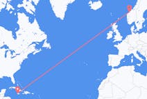 出发地 牙买加蒙特哥貝目的地 挪威莫尔德的航班