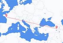 Flights from Ağrı, Turkey to Nantes, France