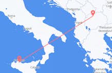Flyg från Palermo till Skopje