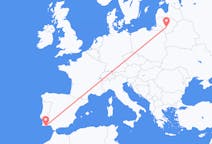 Flyrejser fra Kaunas, Litauen til Faro Distrikt, Portugal