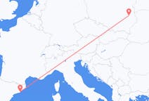 Flights from Barcelona, Spain to Lublin, Poland