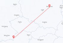 Flights from Warsaw, Poland to Salzburg, Austria