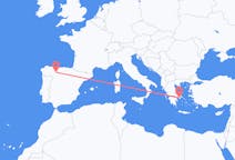Flyreiser fra León, Spania til Athen, Hellas