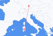 Flyreiser fra München, Tyskland til Cagliari, Italia