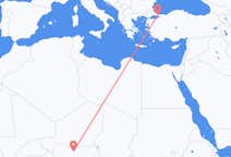 Flyrejser fra Kano til Istanbul