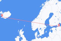 Flyreiser fra St. Petersburg, Russland til Reykjavík, Island