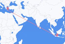 Flyrejser fra Yogyakarta, Indonesien til Iraklio, Grækenland