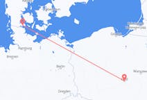 Flights from Łódź, Poland to Sønderborg, Denmark