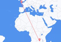 Flyrejser fra Ndola, Zambia til Brest, Frankrig