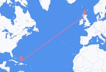 Flights from Cockburn Town, Turks & Caicos Islands to Inverness, the United Kingdom