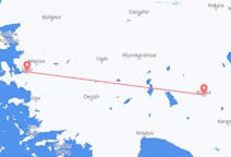 Flyreiser fra Konya, til Izmir