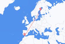 Flyg från Tanger, Marocko till Vasa, Finland