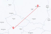 Flyreiser fra Linz, Østerrike til Warszawa, Polen