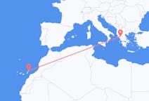 Flyrejser fra Lanzarote, Spanien til Ioannina, Grækenland