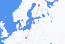 Vluchten van Brno, Tsjechië naar Kajaani, Finland