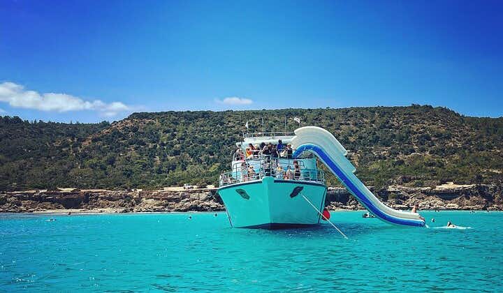 Blue Lagoon trip with slide & music departing from Latchi harbour