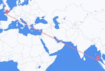 Flyrejser fra Banda Aceh, Indonesien til Rennes, Frankrig
