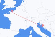 Flüge von Caen, Frankreich nach Zadar, Kroatien