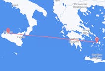Flights from Parikia, Greece to Palermo, Italy