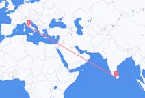 Vluchten van Colombo, Sri Lanka naar Rome, Italië