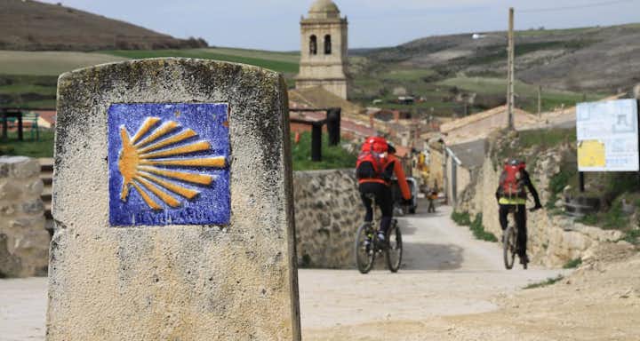 "Camino de Santiago" (Way of St James): French Way by bike from Leon