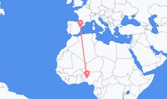 Flyg från Ilorin, Nigeria till Castellón de la Plana, Spanien